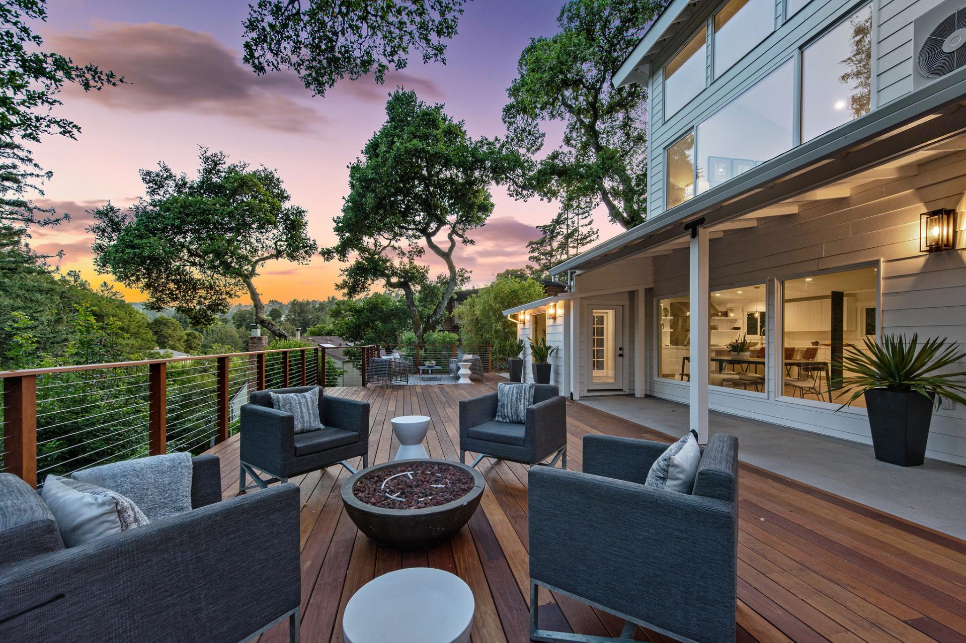 View of a house in Marin County