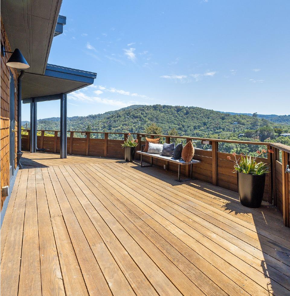 View of a home in Marin county sold by Chris Glave