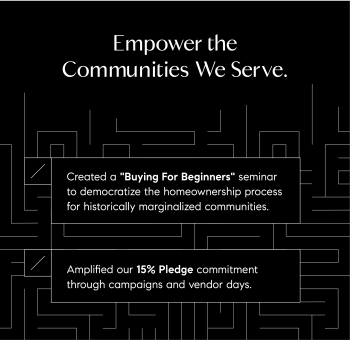 Empower the Communities We Serve