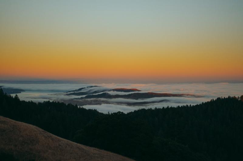Sunset from Mt Tam
