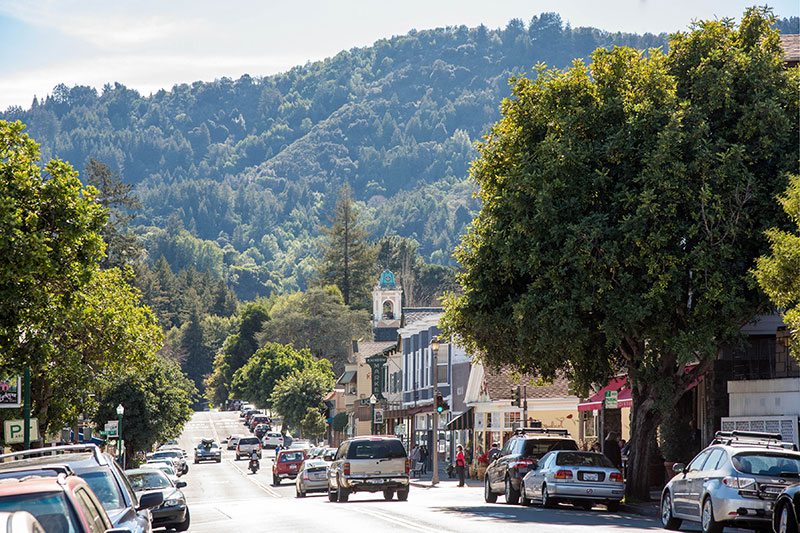Larkspur, Marin County, California Larkspur, Marin County, California
